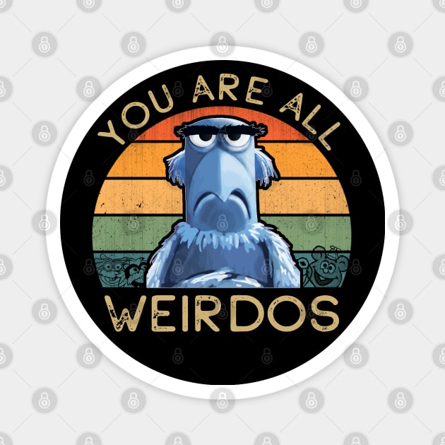 Sam Eagle Weirdos Magnet by AllWellia